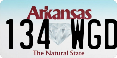 AR license plate 134WGD