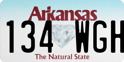 AR license plate 134WGH