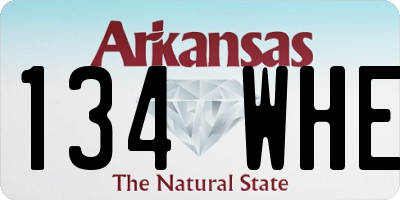 AR license plate 134WHE