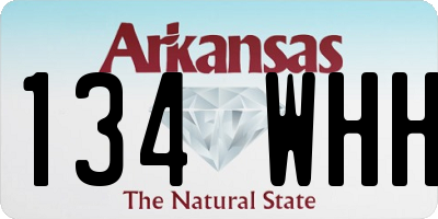 AR license plate 134WHH