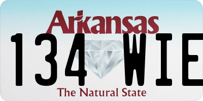 AR license plate 134WIE