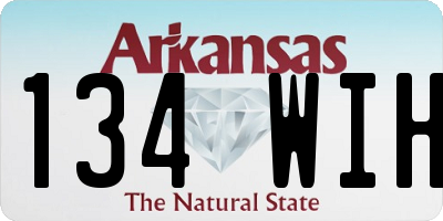 AR license plate 134WIH