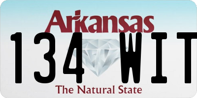 AR license plate 134WIT
