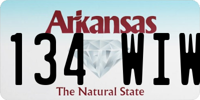 AR license plate 134WIW