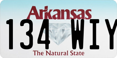 AR license plate 134WIY