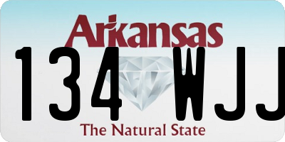 AR license plate 134WJJ