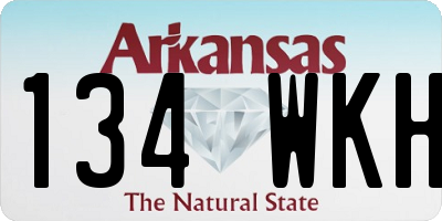 AR license plate 134WKH