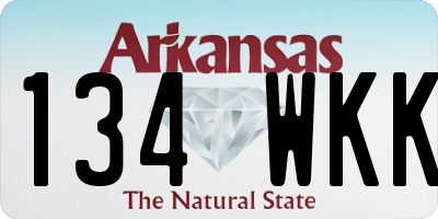 AR license plate 134WKK