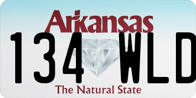 AR license plate 134WLD