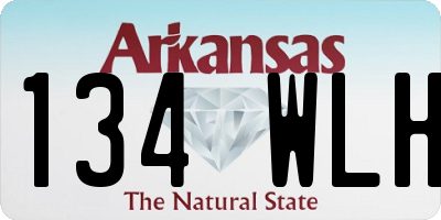 AR license plate 134WLH