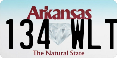AR license plate 134WLT