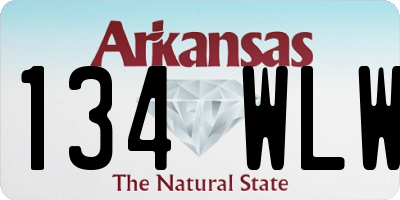 AR license plate 134WLW