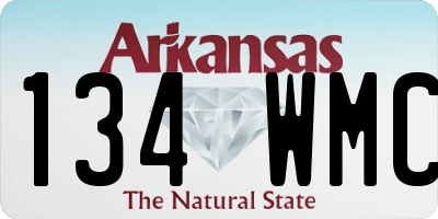 AR license plate 134WMC
