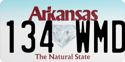 AR license plate 134WMD