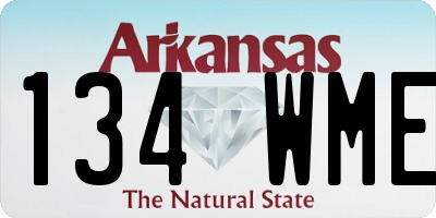 AR license plate 134WME