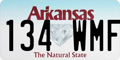 AR license plate 134WMF