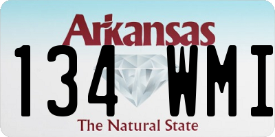 AR license plate 134WMI