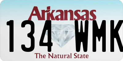 AR license plate 134WMK