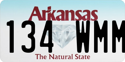 AR license plate 134WMM