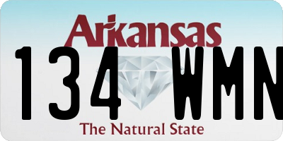AR license plate 134WMN