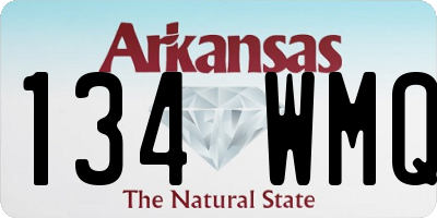 AR license plate 134WMQ