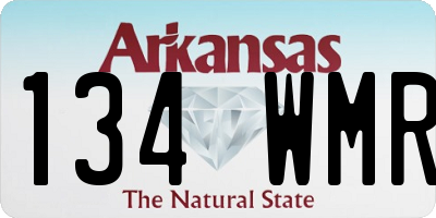 AR license plate 134WMR