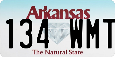 AR license plate 134WMT