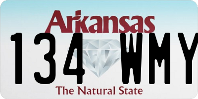 AR license plate 134WMY