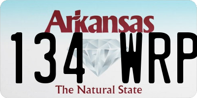 AR license plate 134WRP