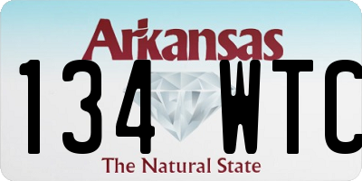 AR license plate 134WTC