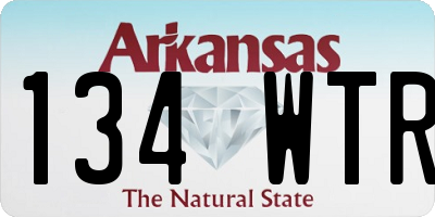 AR license plate 134WTR