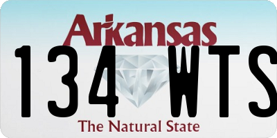 AR license plate 134WTS