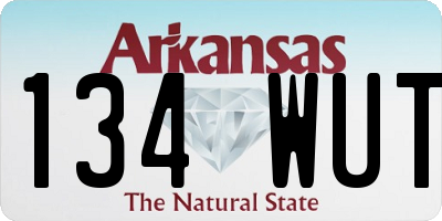 AR license plate 134WUT
