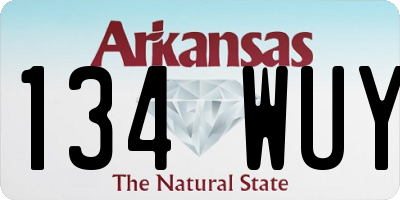 AR license plate 134WUY
