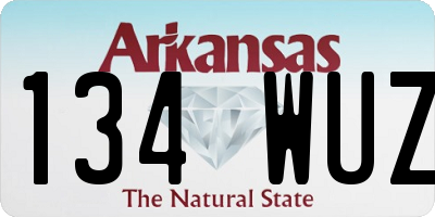 AR license plate 134WUZ