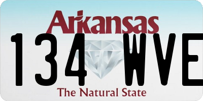 AR license plate 134WVE