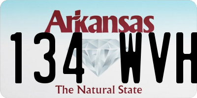 AR license plate 134WVH
