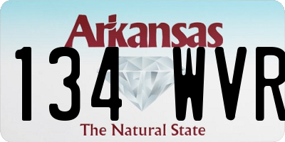 AR license plate 134WVR