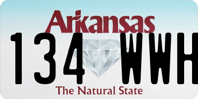 AR license plate 134WWH