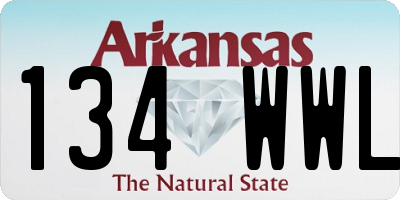 AR license plate 134WWL