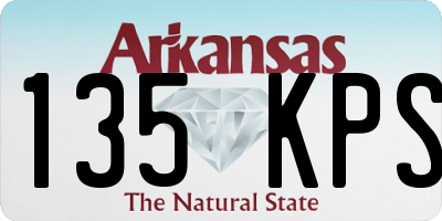 AR license plate 135KPS