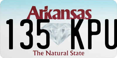 AR license plate 135KPU