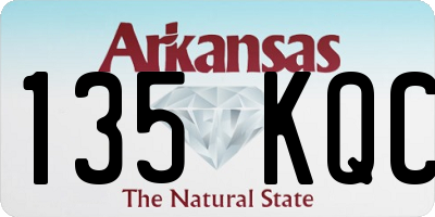 AR license plate 135KQC