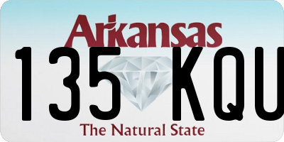 AR license plate 135KQU