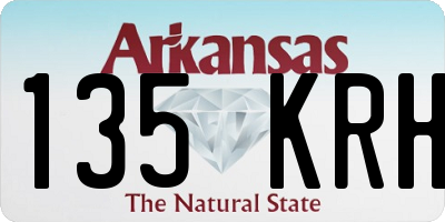 AR license plate 135KRH