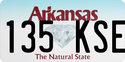 AR license plate 135KSE