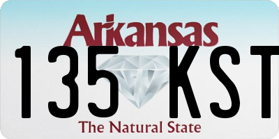 AR license plate 135KST