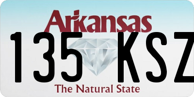 AR license plate 135KSZ