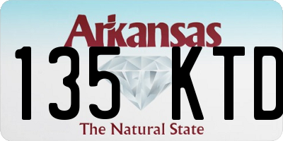 AR license plate 135KTD