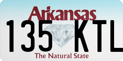 AR license plate 135KTL